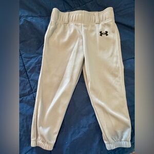 Under Armour Youth Baseball Pants in Grey YXXS